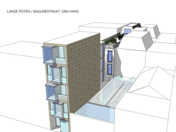 Gestapelde woningen op zeer smal kavel