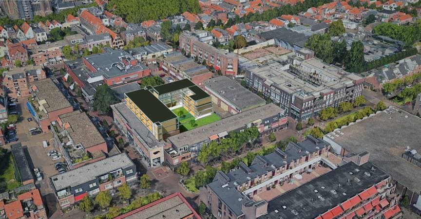 Plan voor optoppen warenhuis